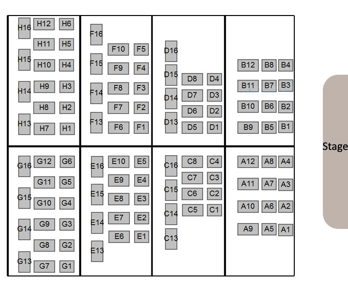 Uptown Seating Chart